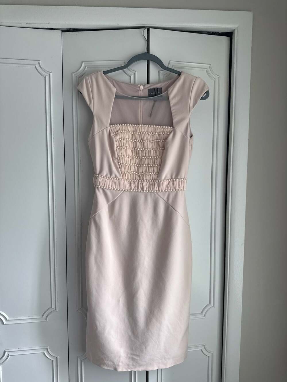 Phase Eight Sophia Beaded Dress Opal Pink l Size: US-6 & UK-10